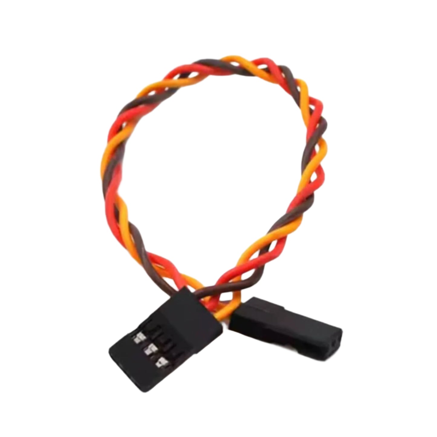 SafeConnect 30cm 22AWG Twisted JR Servo Extension with Hook (JR Compatible)