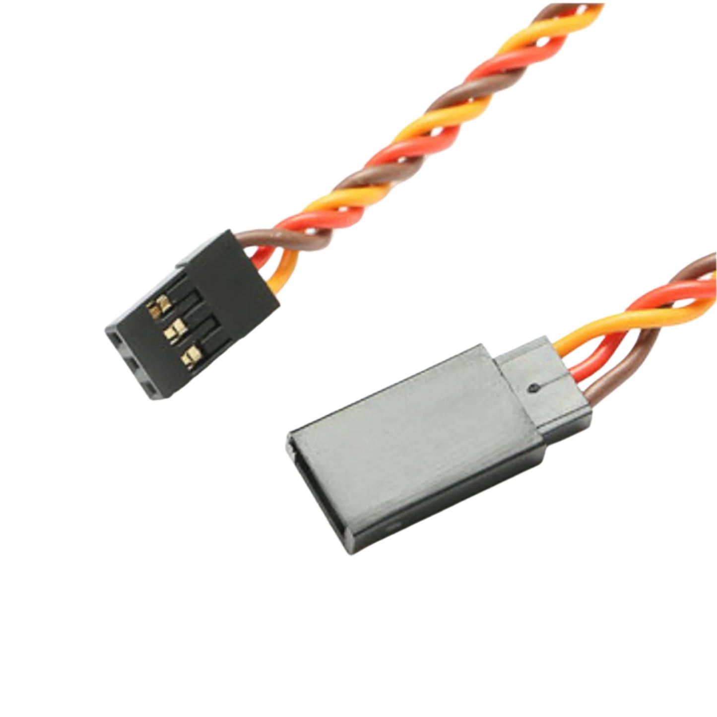 SafeConnect JR Servo Extension, 30cm, 22AWG Twisted, with Hook (JR Compatible)