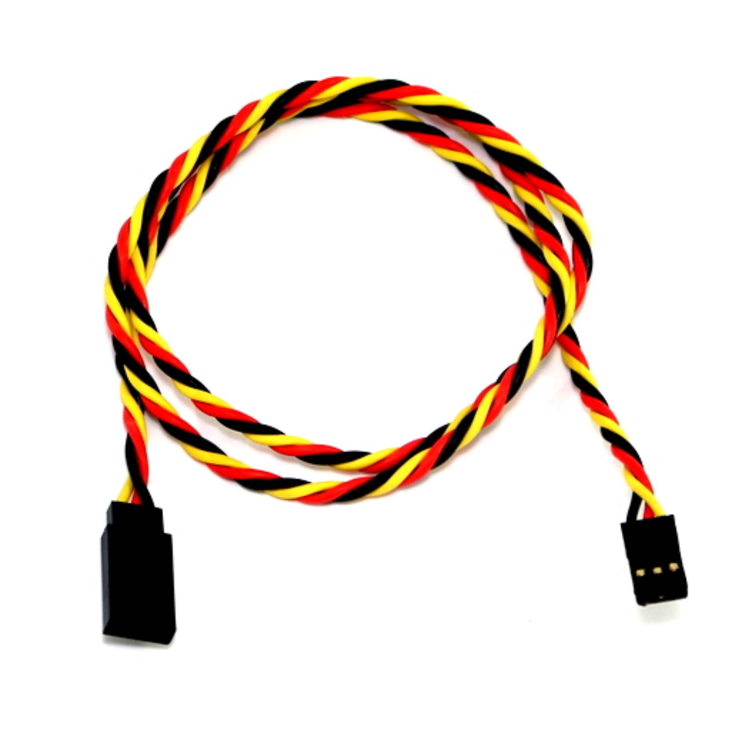 SafeConnect 60CM Twisted 22AWG JR Servo Lead Extension Cable