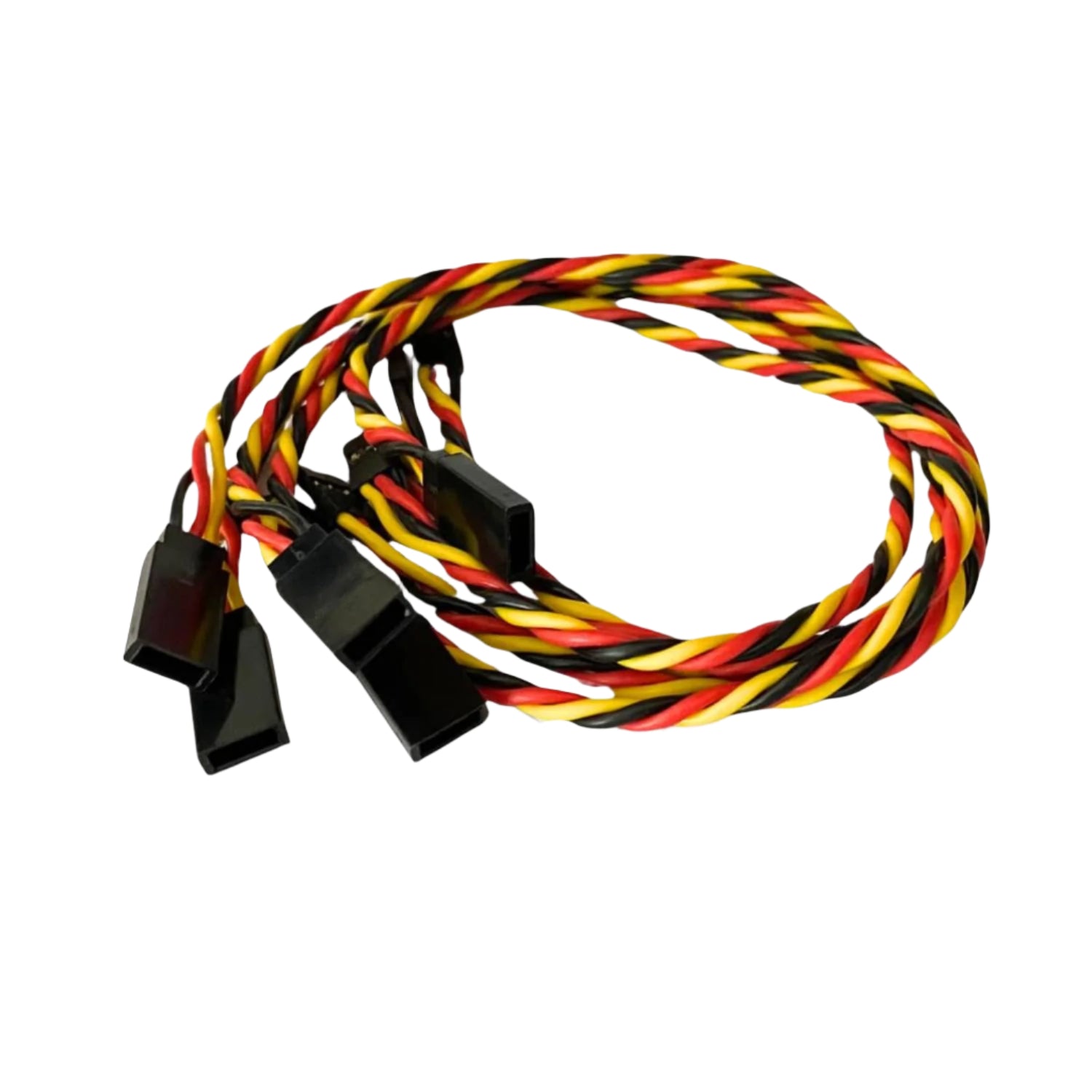 Twisted 22AWG JR Servo Extension, 60CM - SafeConnect Quality