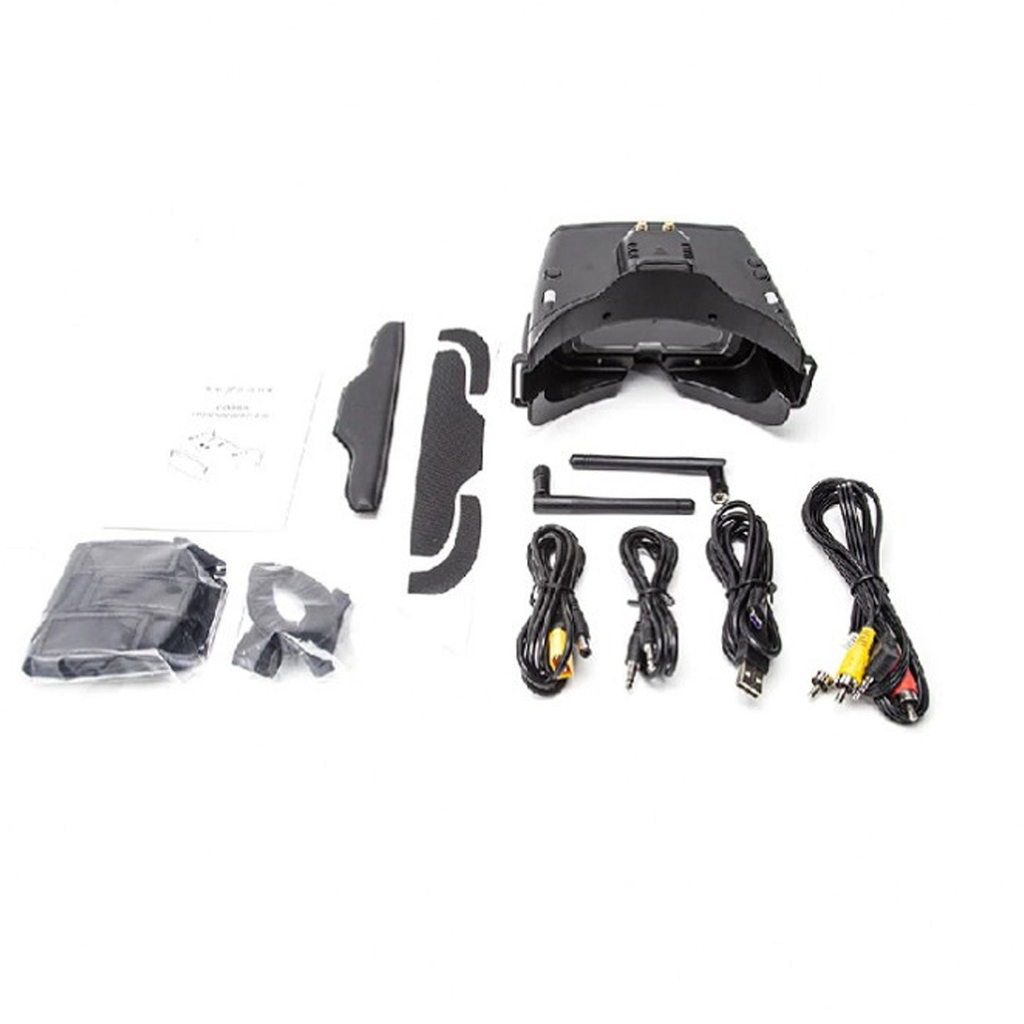 Skyzone Cobra X V4 FPV Goggles 1280x720 5.8G 48CH Steadyview RapidMix Receiver With Head Tracker DVR FPV Goggles Video Glasses For RC Drone - RS7274