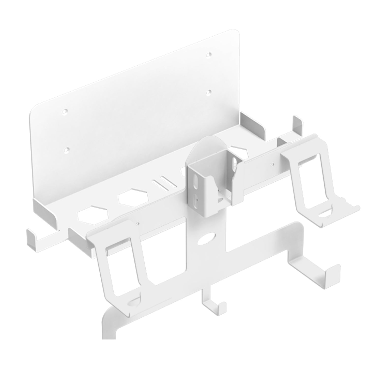 Space-saving steel wall mount for PlayStation 5 console
