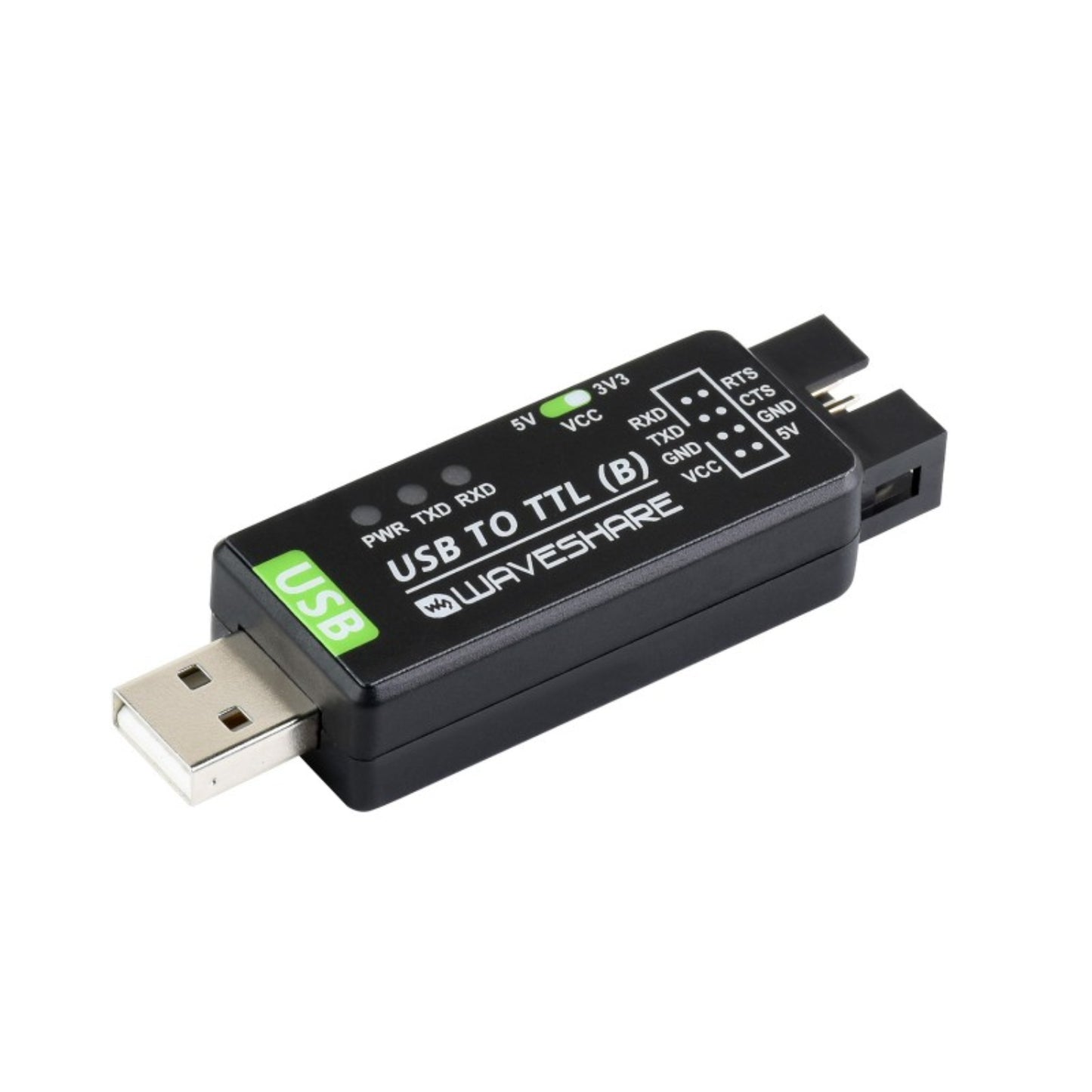 Waveshare Industrial USB-TTL Converter (B) CH343G Chip USB TO TTL Converter (B) Industrial-Grade USB-TTL Converter (B) For Industrial Applications - RS8382