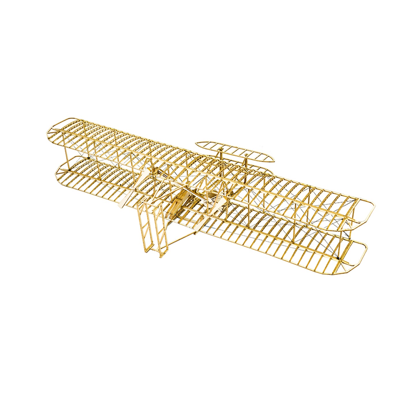 Dancing Wings Hobby 3D Wood Jigsaw Puzzle Wood DIY Kit - Wright Brothers Flyer-1 Building Craft Fine Wood Furnishing Need to Build, Wooden or Paper Package (VC01) - REES52