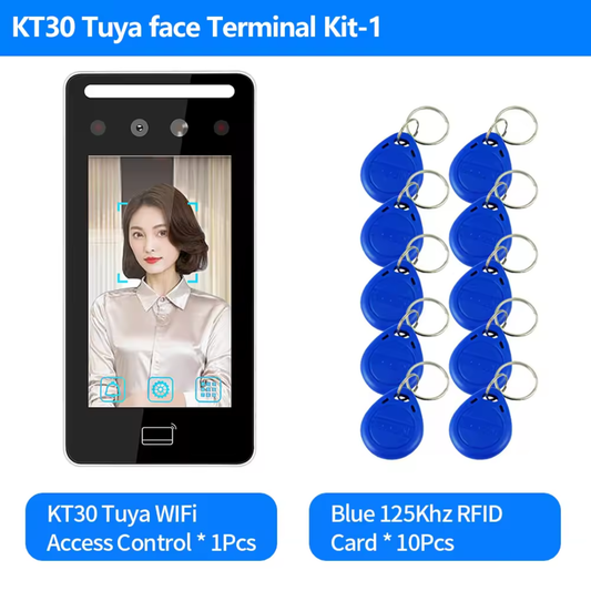 KT30 face recognition time attendance with Tuya App