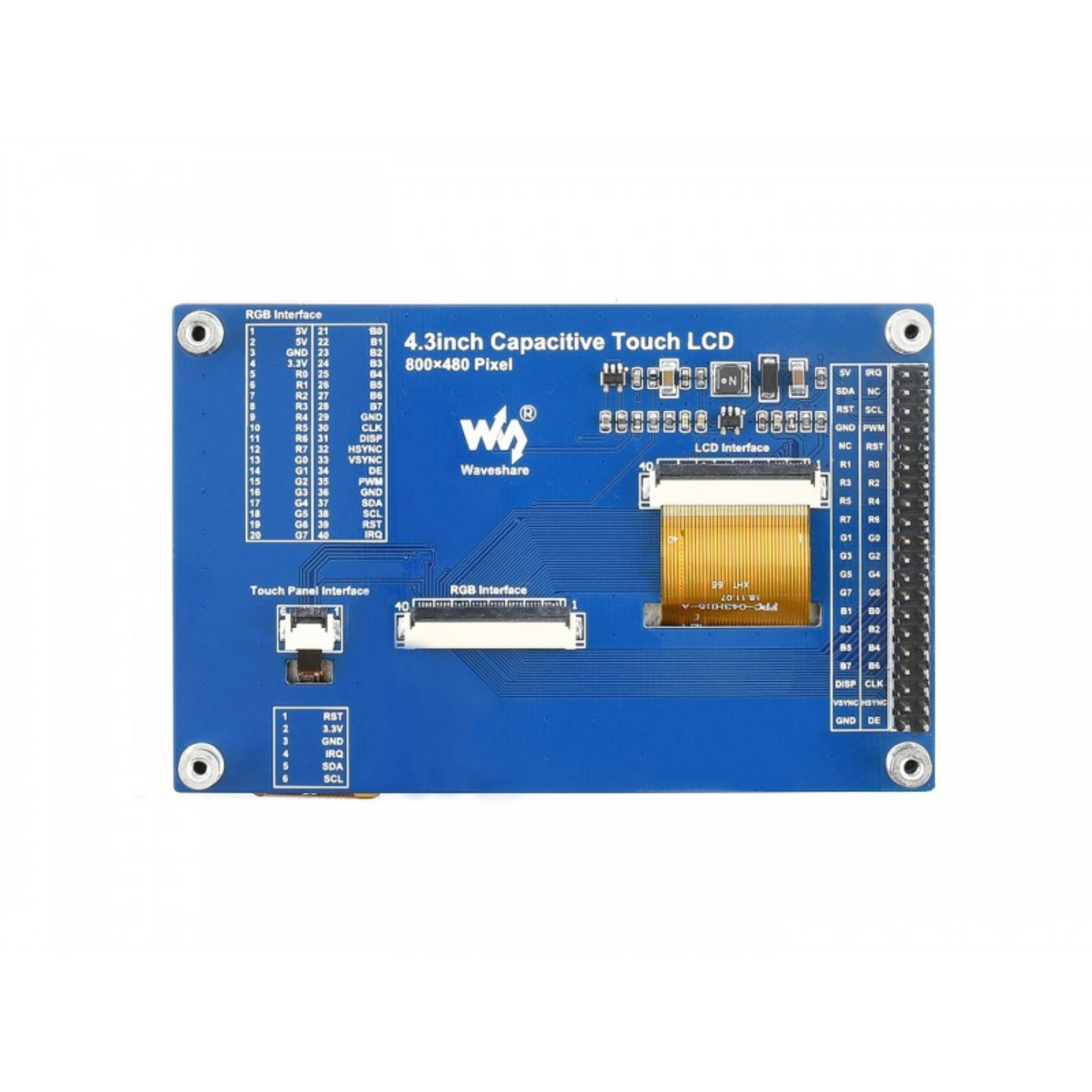 Waveshare 4.3 Inch Capacitive Touch LCD