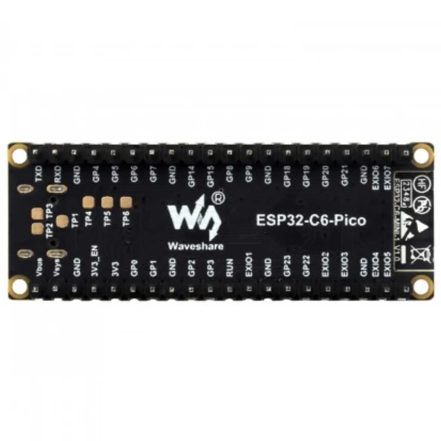 Waveshare ESP32-C6 module ready-to-use with soldered header