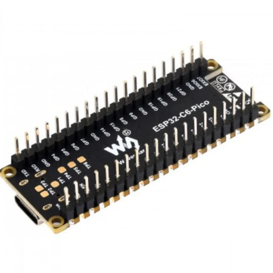 Waveshare ESP32-C6 WiFi 6 development board with pre-soldered header