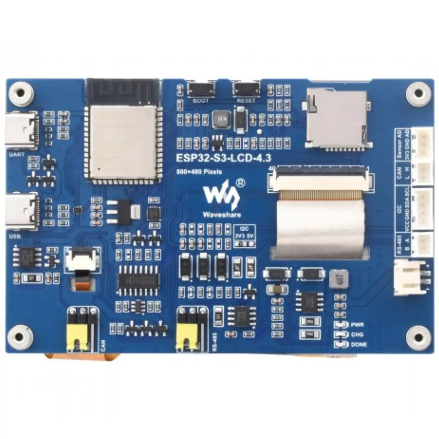 Waveshare ESP32-S3 board with 800x480 LCD