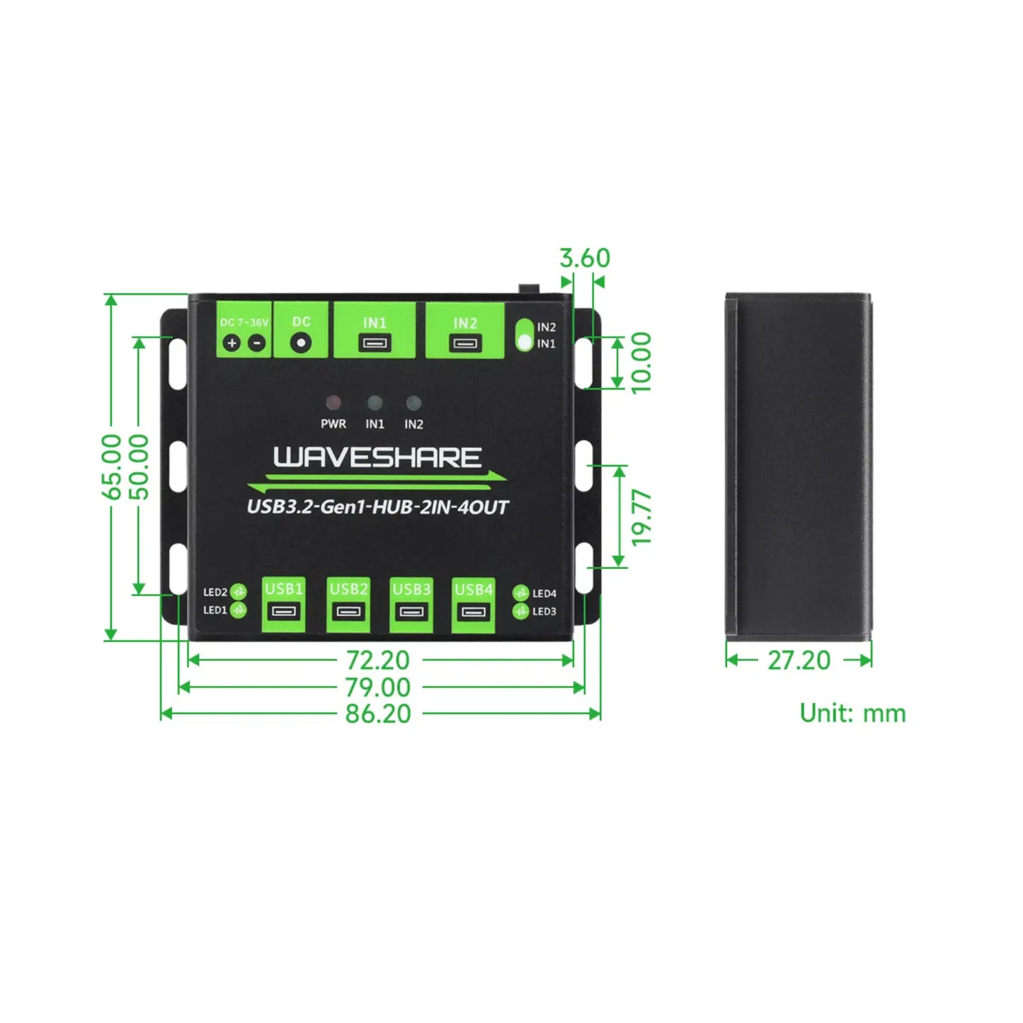 Data Protection USB Hub
