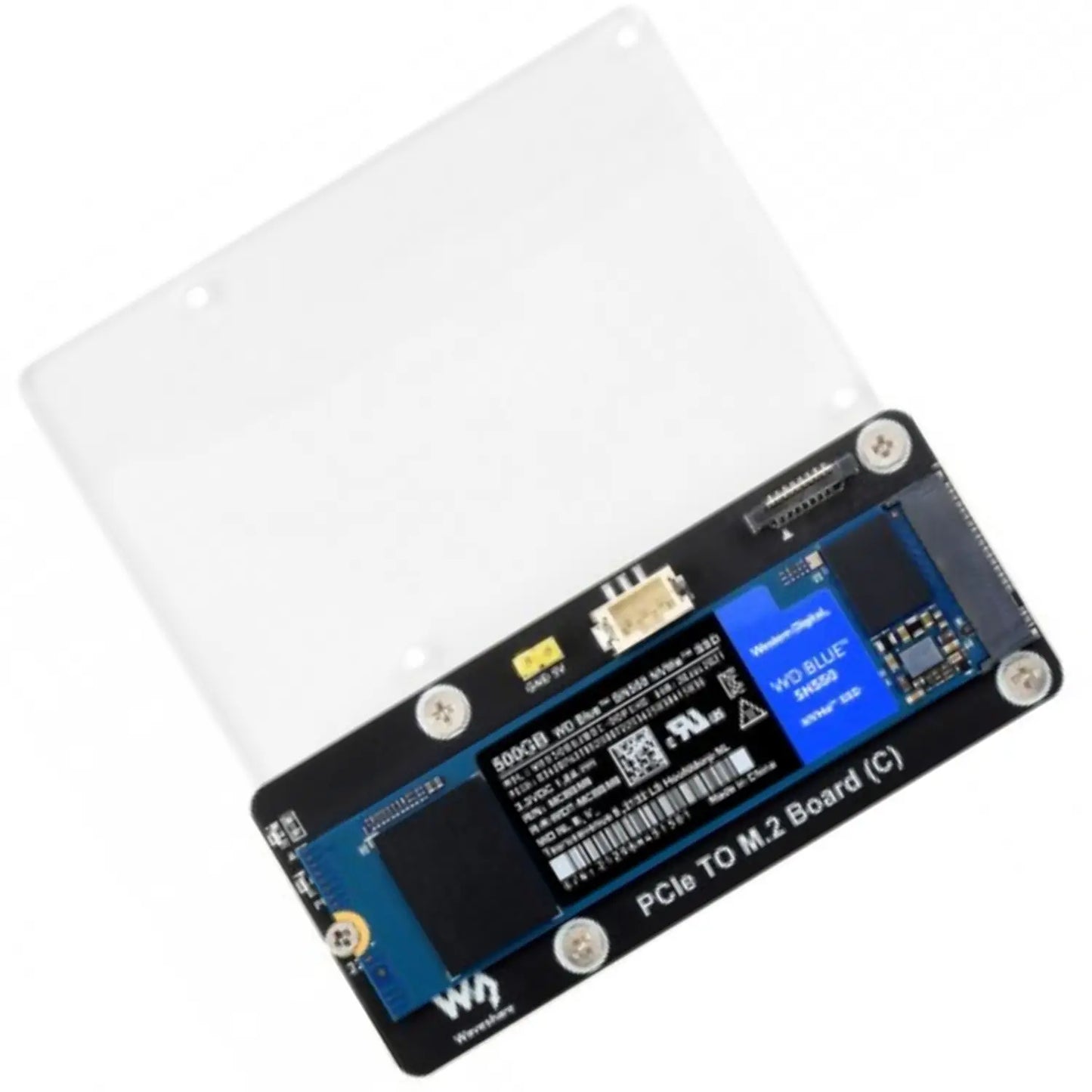 Waveshare PCIe to M.2 Adapter Board (C) for Raspberry Pi 5
