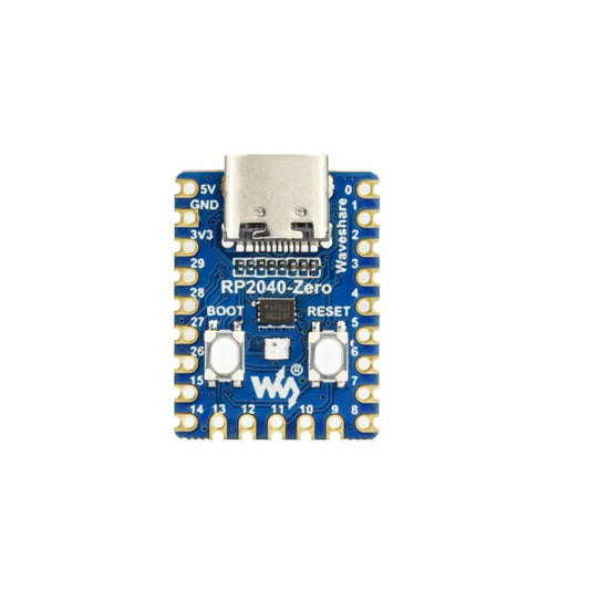 Waveshare RP2040-Zero With/Without Headers Raspberry Pi-based MCU RP2040 Module Compact Mini Version of Raspberry Pi Pico For Experience RP2040 Power In the RP2040-Zero - RS7211