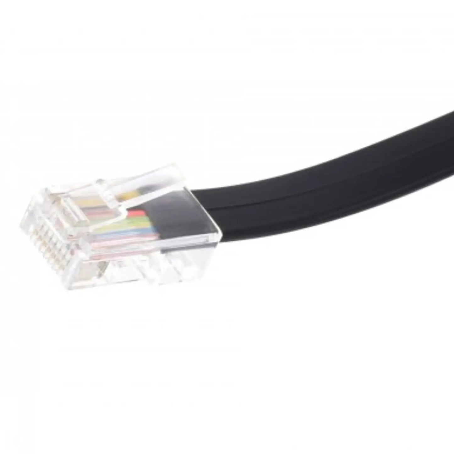 Waveshare 1.8m Length RS232 to RJ45 Console Cable DB9 Female to RJ45 Male Serial Ethernet Console Cable for Routers, Switches, Network Devices