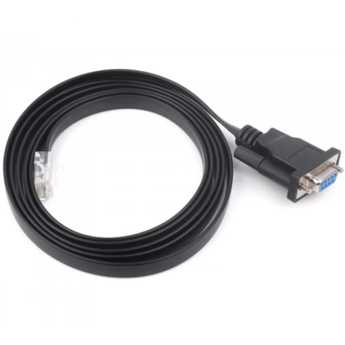 Waveshare 1.8m Length RS232 to RJ45 Console Cable DB9 Female to RJ45 Male Serial Ethernet Console Cable for Routers, Switches, Network Devices
