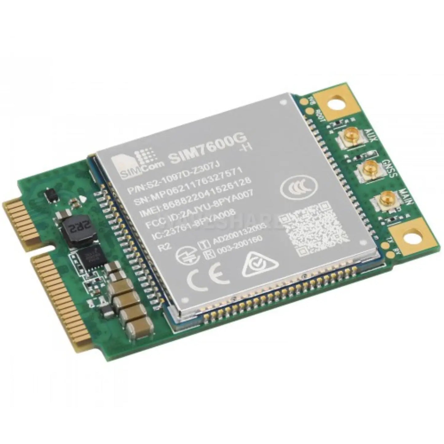 Waveshare SIM7600G-H-PCIE GNSS GPS module