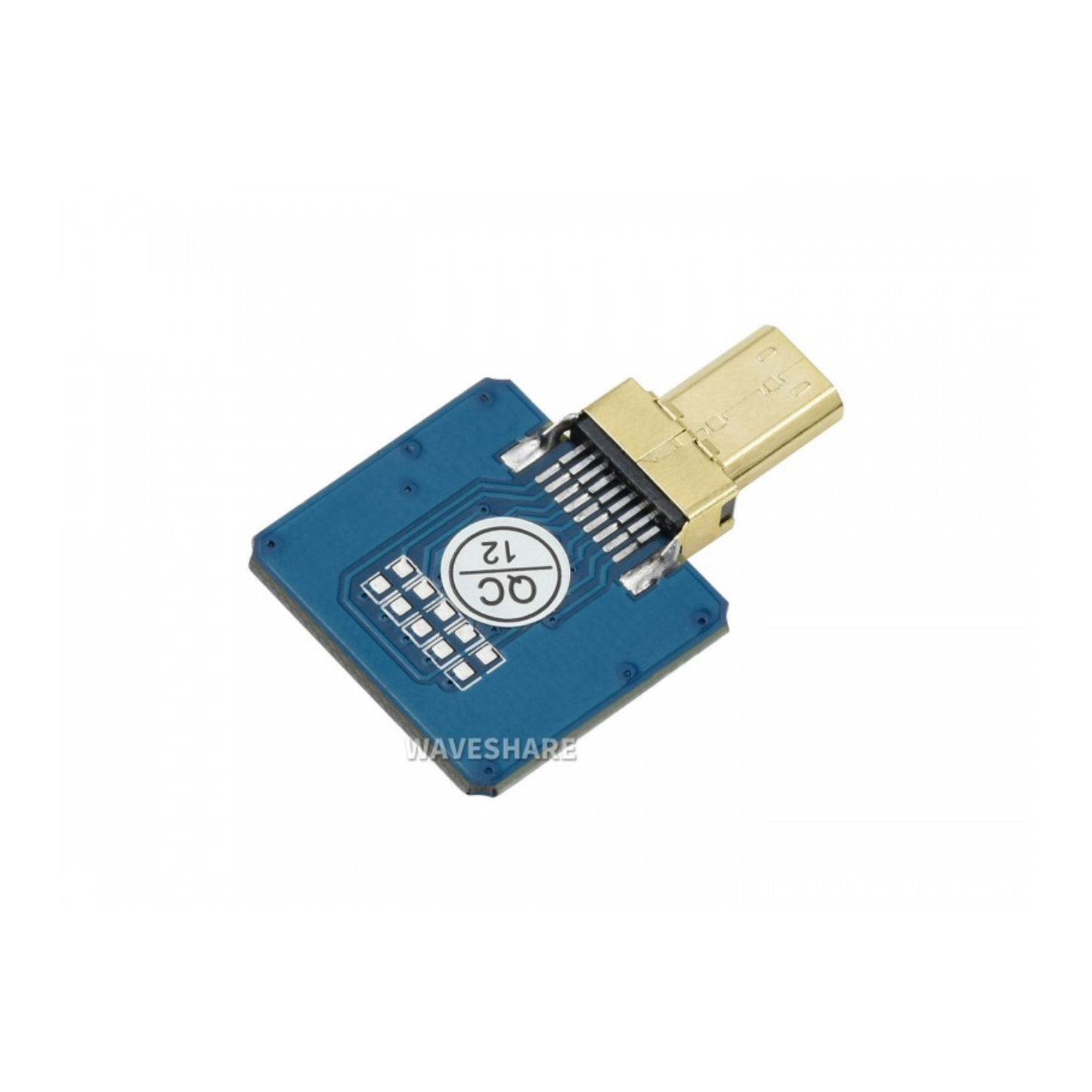 Waveshare Straight Micro HDMI Male to FFC 20-Pin Female Adapter