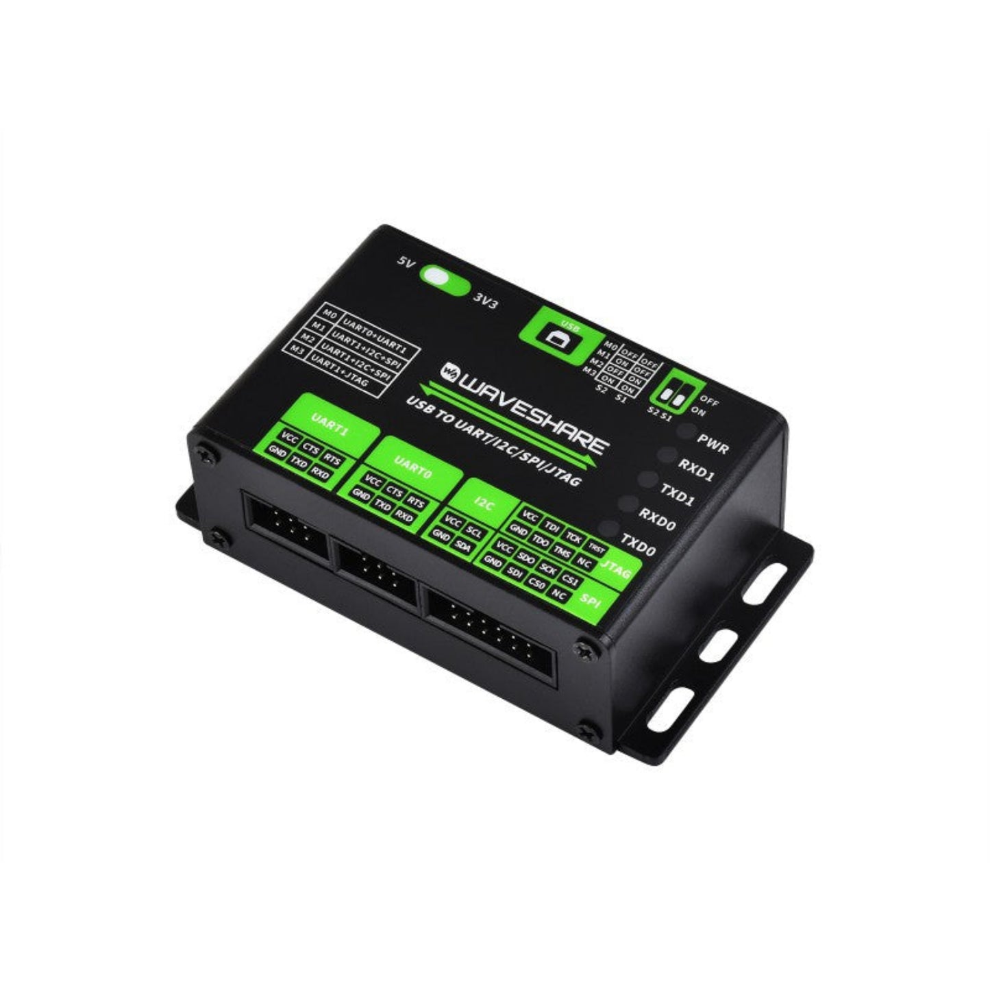 Waveshare USB to UART/I2C/SPI/JTAG Multi-Interface Converter