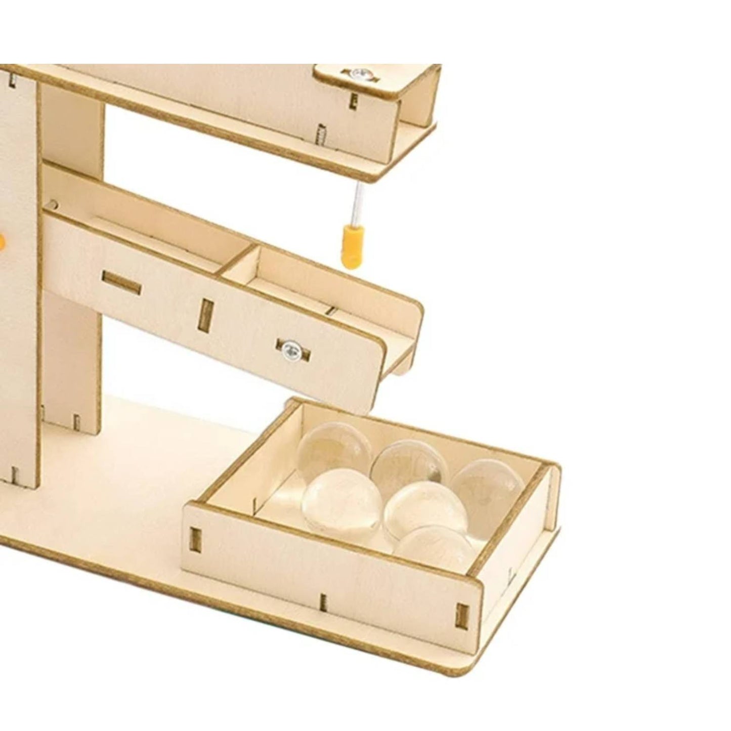 Wooden Orbital Ball Seesaw STEM Kit DIY Ball Seesaw STEM Kit Orbital Ball Seesaw Kit Stem Toy Build Your Orbital Ball Seesaw Develop Engineering & Creativity - RS6249