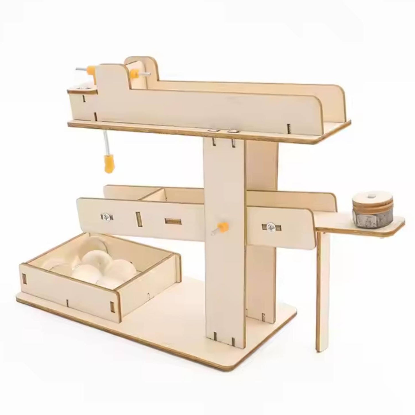Wooden Orbital Ball Seesaw STEM Kit DIY Ball Seesaw STEM Kit Orbital Ball Seesaw Kit Stem Toy Build Your Orbital Ball Seesaw Develop Engineering & Creativity - RS6249