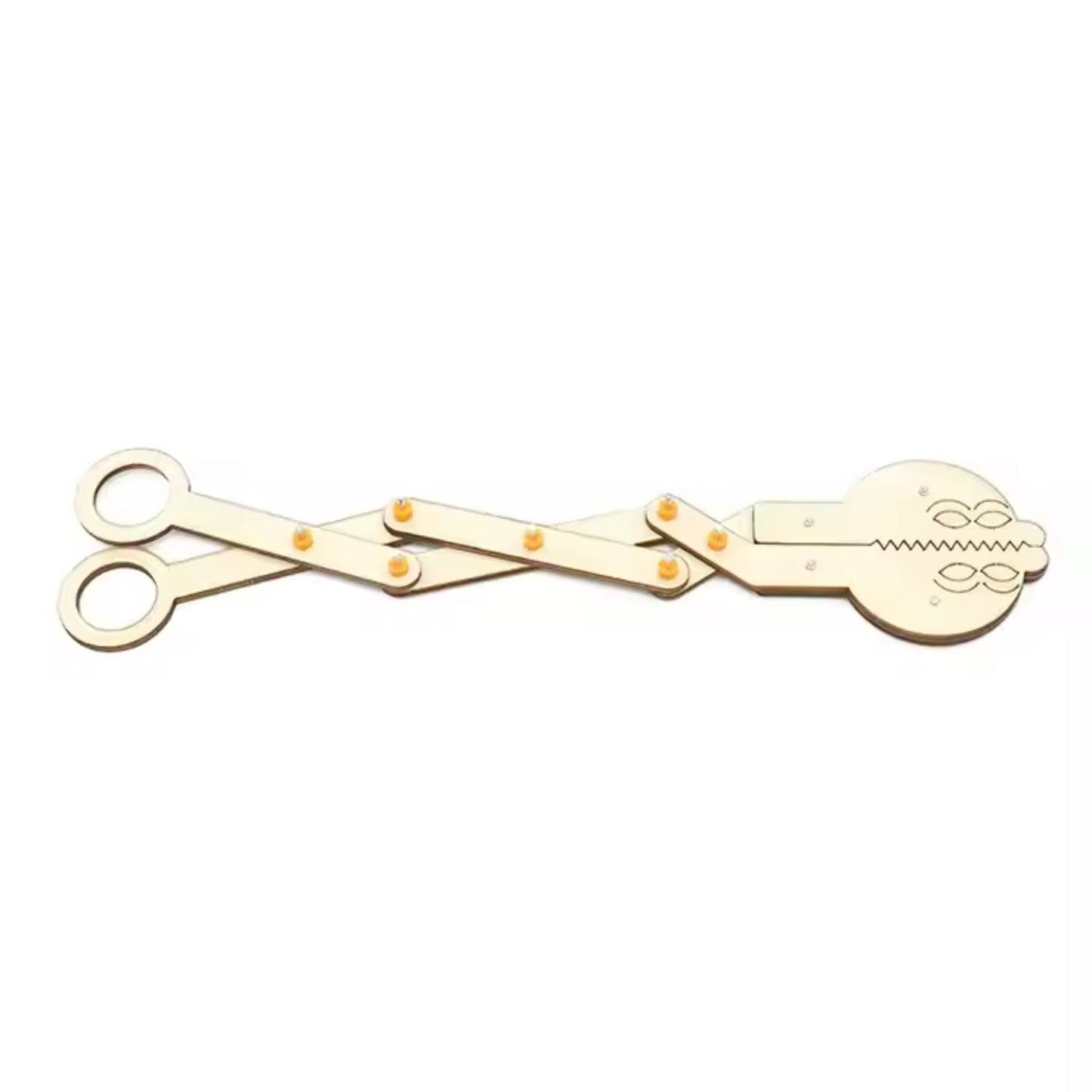 3D Wooden Robotic Scissors DIY Robotic Scissors Puzzle STEM Kit DIY Wooden Robotic Scissors 3D Puzzle For Kids - RS6268