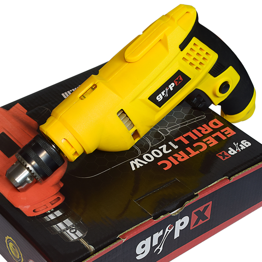 GripX 1200W Heavy-Duty Electric Drill Machine