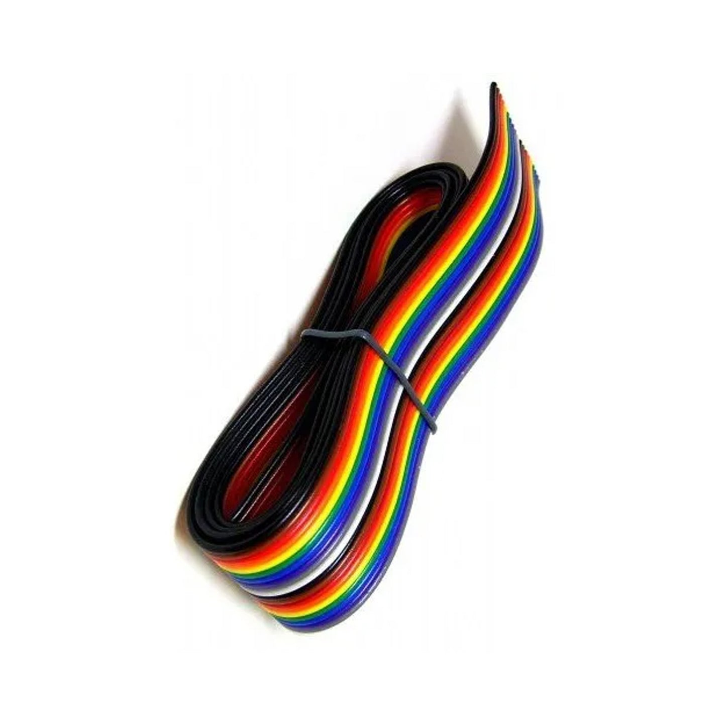 Rainbow Flat Ribbon Cable Multicolor Flat Ribbon Cable High-Density Flat Ribbon Cable (20 Wires/Meter) - RS6687