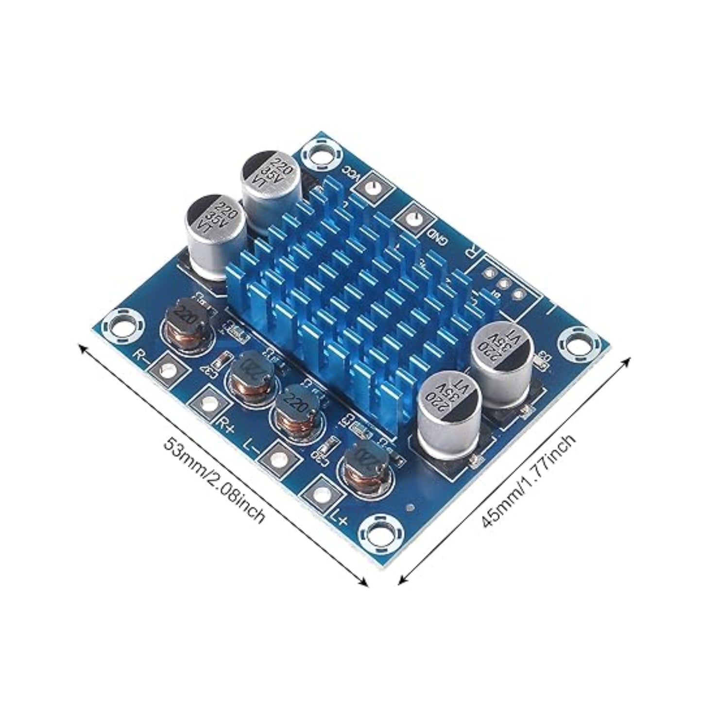 XH-A232 TPA3110 Stereo Audio Amplifier Module High Power Digital Audio Amplifier Board 30W+30W 2.0 Channel Digital Stereo Audio Power Amplifier Board For Various Applications- RS3959