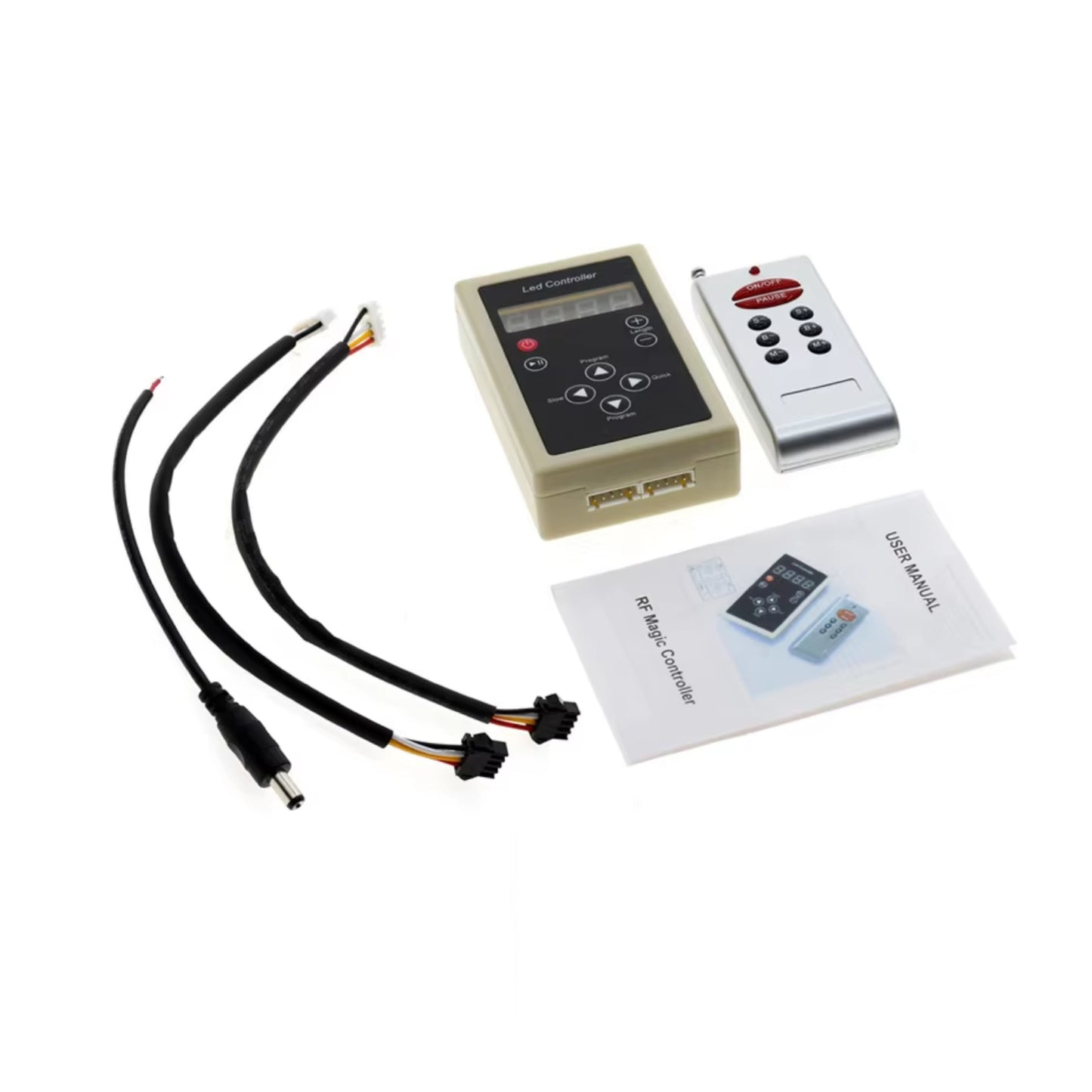 133 Mode RF LED Strip Controller SMD 5050 LED Strip Color Chaser Wireless RGB LED Strip Controller IC 6803 RF Controller For Dream RGB Color Chasing SMD 5050 LED Strip - RS5301