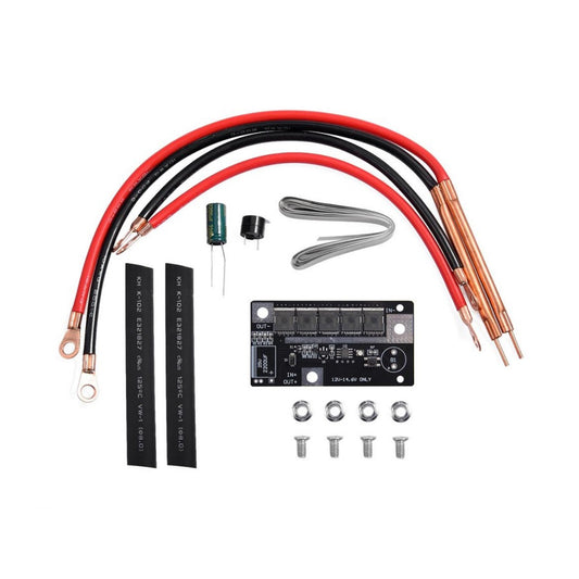 Faraday Capacitor Spot Welder DIY Kit Single Chip Microcomputer Based Spot Welding Machine Rechargeable Battery Powered Spot Welder Adjustable Power Spot Welding Tool For DIY Projects - RS5142
