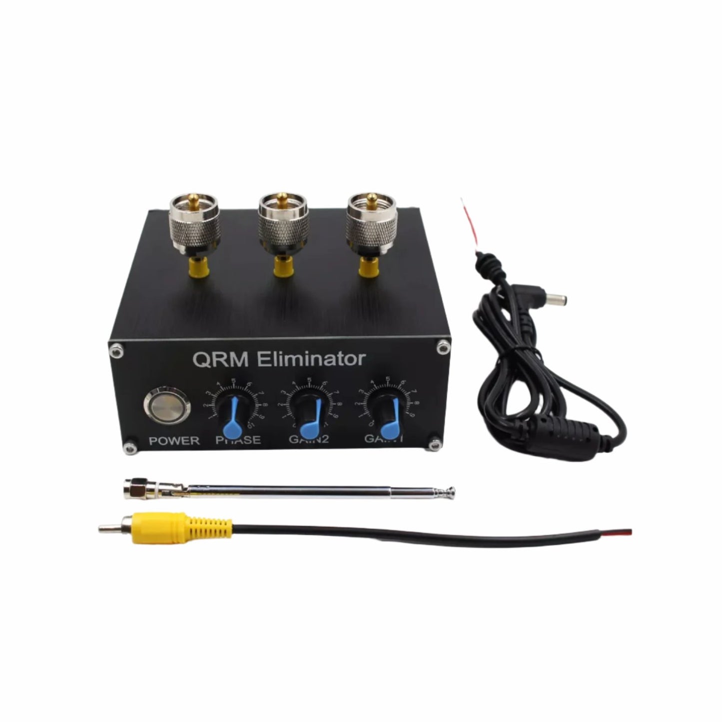 QRM Eliminator X-Phase 1-30MHz HF Band QRM Eliminator X-Phase Aluminum Alloy QRM Eliminator X-Phase Professional QRM Eliminator For HF Bands High-Quality Noise Canceller Aluminum Housing QRM Eliminator - RS5154