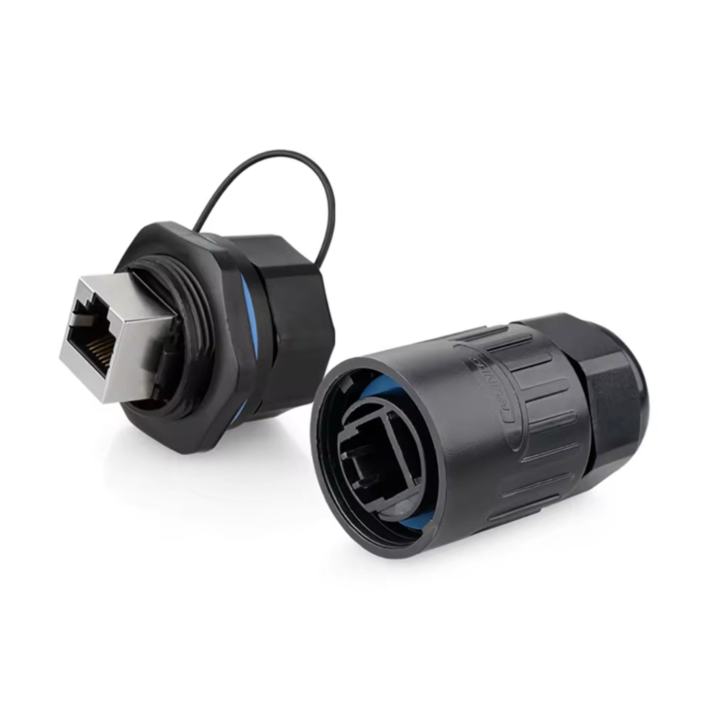 YT-RJ45 Ethernet Connector Waterproof Female Socket IP67 Ethernet Connector With Fast Data Transfer For Industrial Control Systems And Manufacturing Processes - RS6614