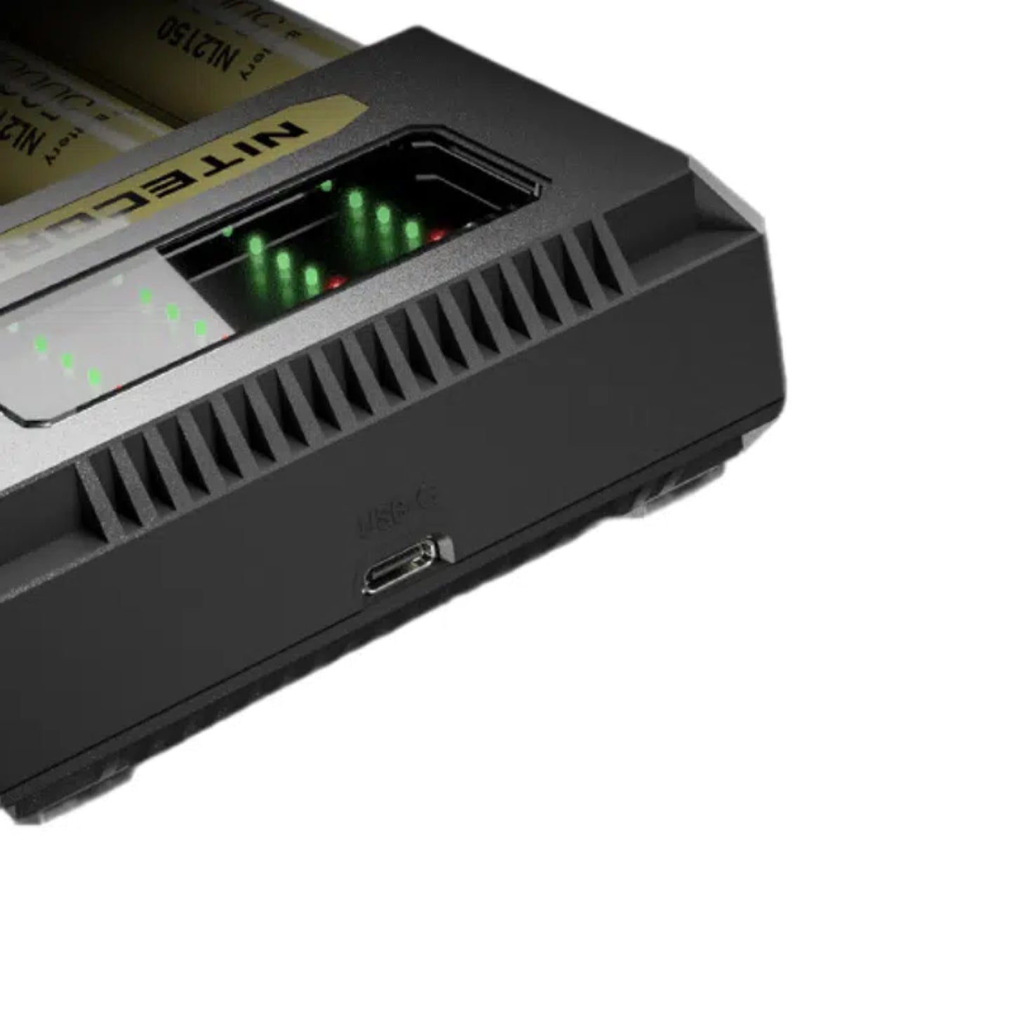 Nitecore Ci4 USB-C 4-Slot Battery Charger Li-ion Battery Charger With Intelligent Charging and Real-Time Monitoring For Efficient Power Management - RS6918