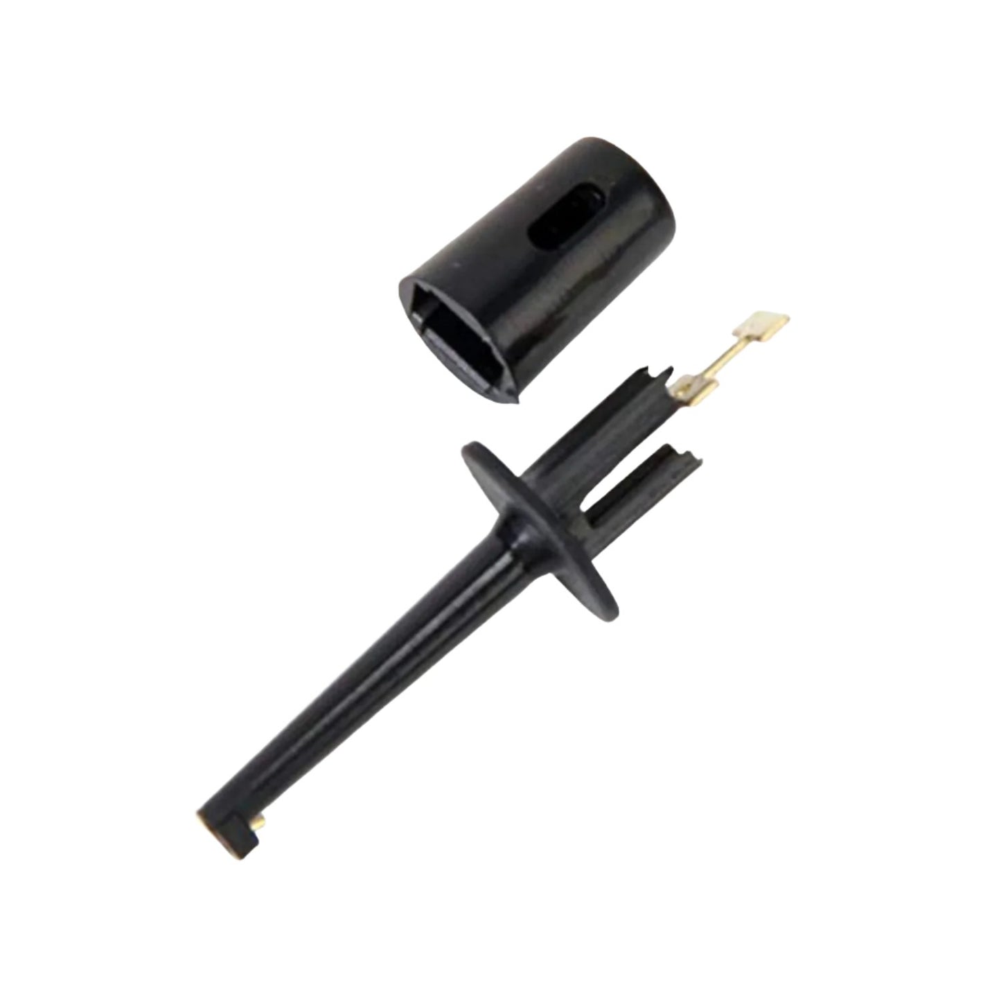 43mm Mini Test Clip Single-Point Round Test Hook Small Single Test Probe For Precise Circuit Testing And PCB Repair - Black - RS6920