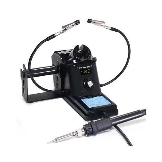 YIHUA 926LED-III Soldering Iron Station Adjustable Temperature Soldering Station Professional Soldering Kit 60W Digital Soldering Iron With Adjustable Helping Hands For Precise Electronic Work - RS6932