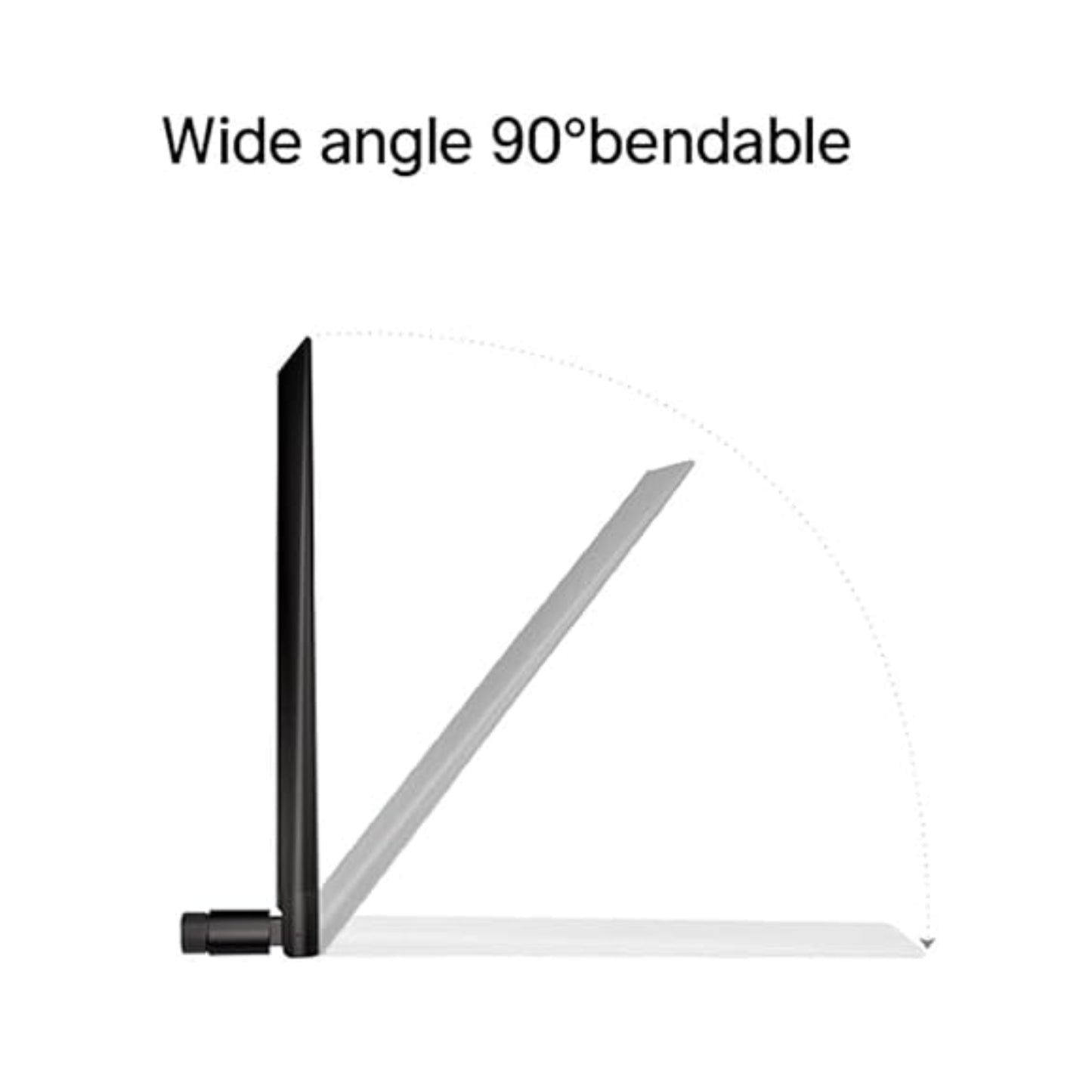 TX915-JKD-20 Lora WIFI Antenna 915MHz Omnidirectional Antenna With Foldable Design 3.5dBi Gain And 20W Power For Long Range Communication - Black - RS6997