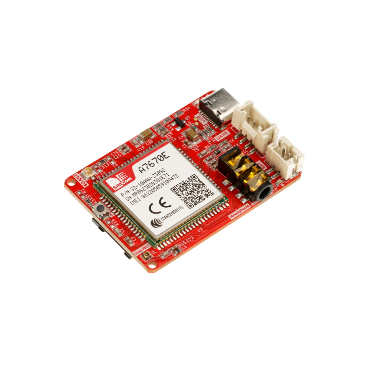 ELECROW Crowtail - A7670E 4G SIM GPS Module A7670E GPS Breakout Board Support GPS/GLONASS/BDS High-Performance GPS Module With 4G Connectivity Crowtail 4G GPS Module For Vehicle Tracking - RS7038