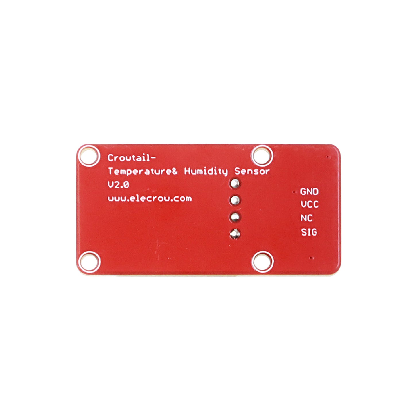 ELECROW Crowtail - Digital Temperature & Humidity Sensor 2.0 Precise Environmental Monitoring Sensor DHT11-Based Temperature And Humidity Sensor Module - RS7053