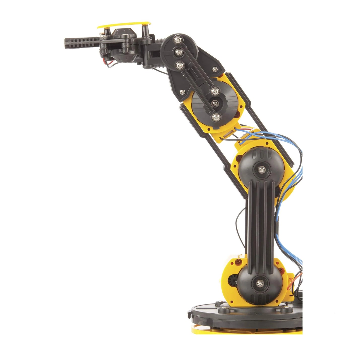 Robotic Arm Edge Robotic Arm Kit 5-Axis Programmable Robot Hands On Learning With programmable Robotic Arm kit For STEM Education - Yellow - RS7073