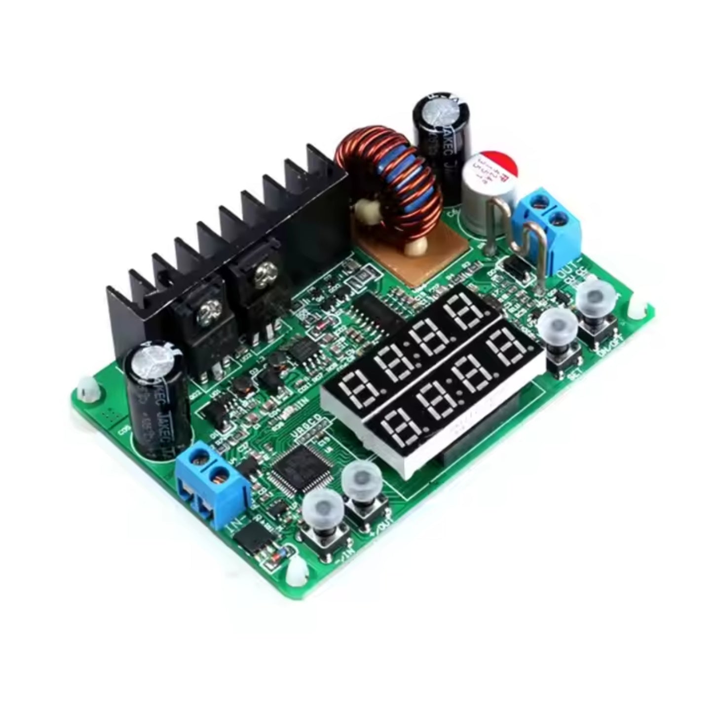 Numerical Control DC-DC Buck Converter 6-40V to 0-32V 5A Programmable 0-32V 5A Buck Converter Numerical Control For Wide Input Voltage Range Compatible Industrial DC Applications - RS708