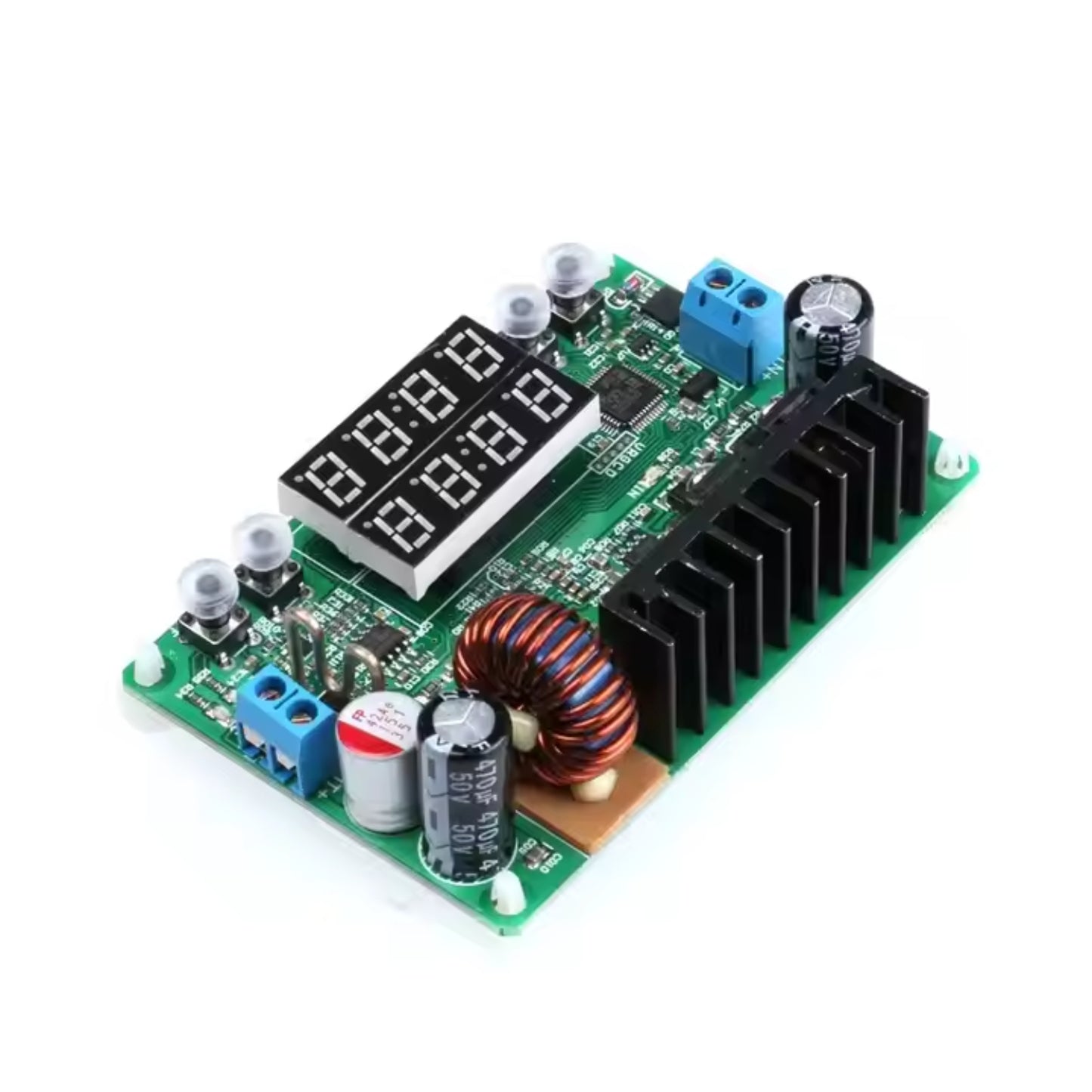 Numerical Control DC-DC Buck Converter 6-40V to 0-32V 5A Programmable 0-32V 5A Buck Converter Numerical Control For Wide Input Voltage Range Compatible Industrial DC Applications - RS708