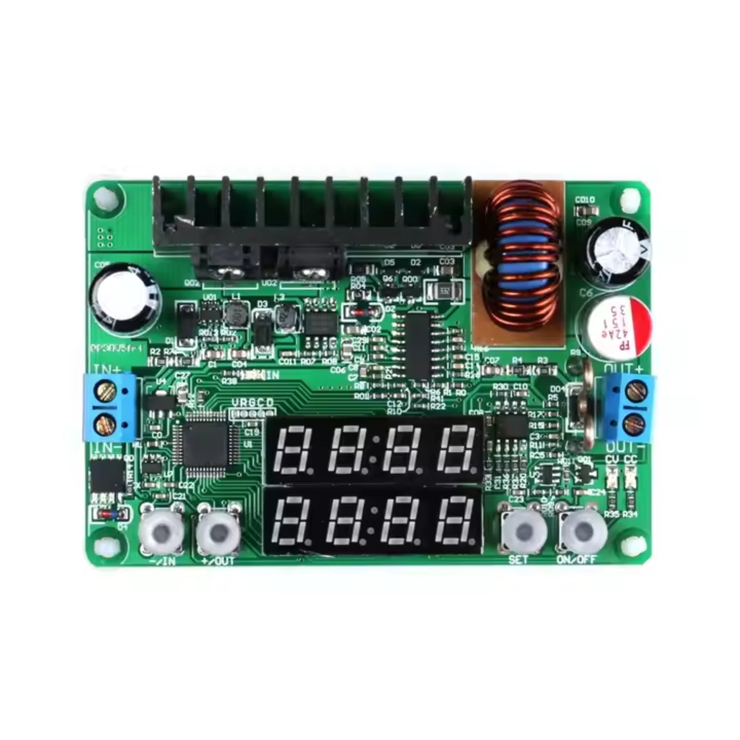 Numerical Control DC-DC Buck Converter 6-40V to 0-32V 5A Programmable 0-32V 5A Buck Converter Numerical Control For Wide Input Voltage Range Compatible Industrial DC Applications - RS708