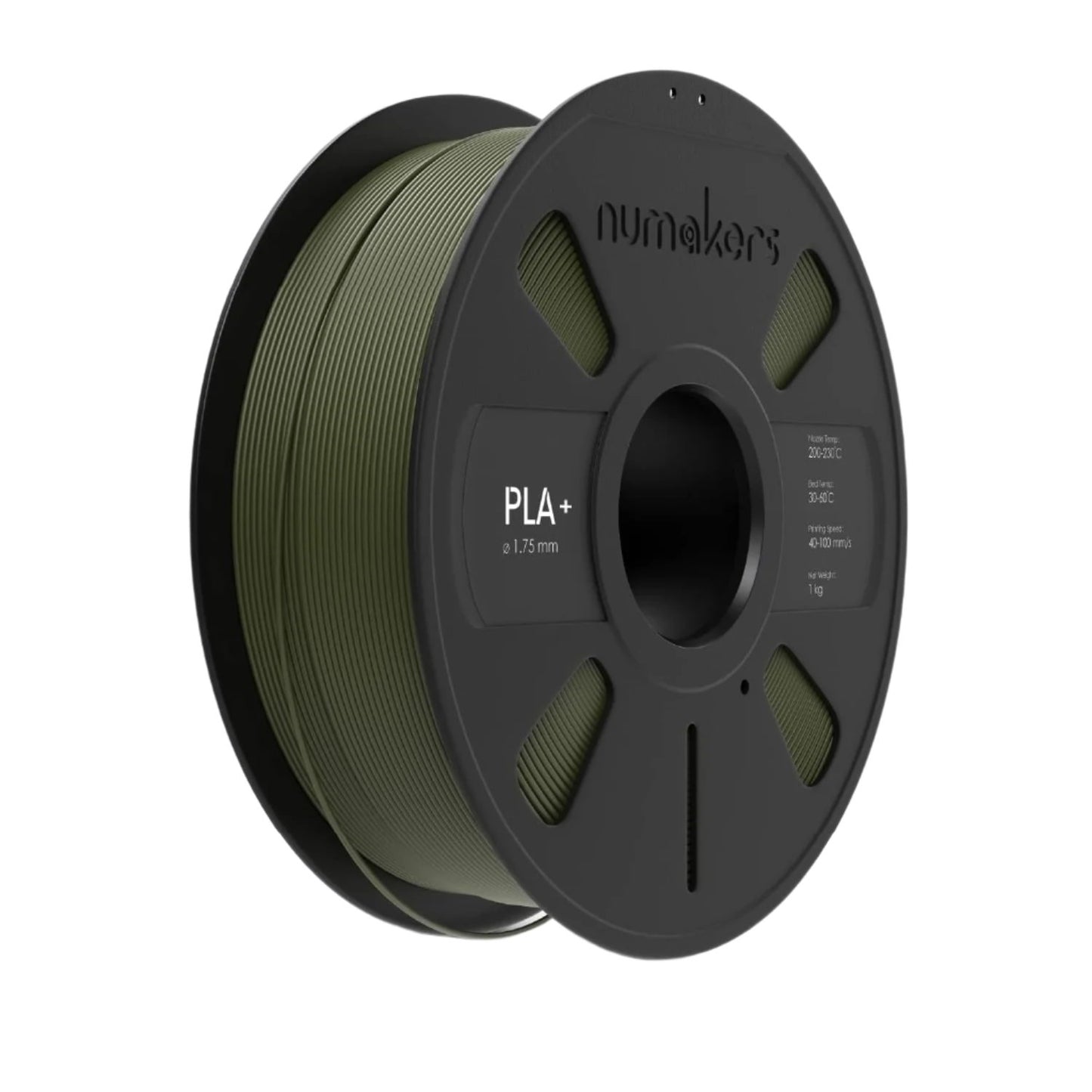 Premium HS PLA+ 3D Printer Filament - Army Green - 1.75mm 1kg