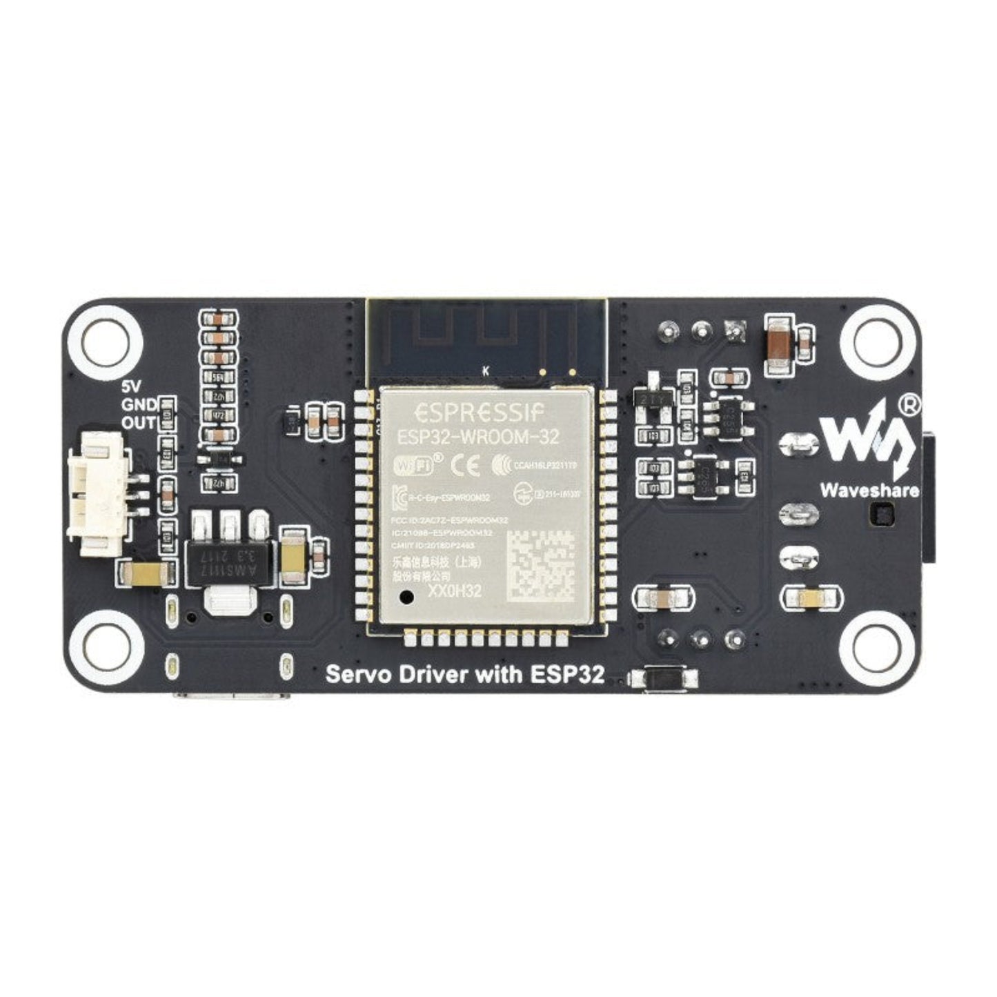 ESP32-Powered Servo Driver Expansion Board With Integrated WiFi & Bluetooth