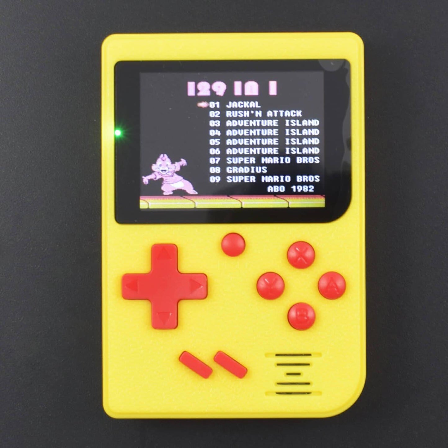 2.5 inch LCD Display Mini Retro Handheld Game Console Built-in 129 Games-RS1990 - REES52