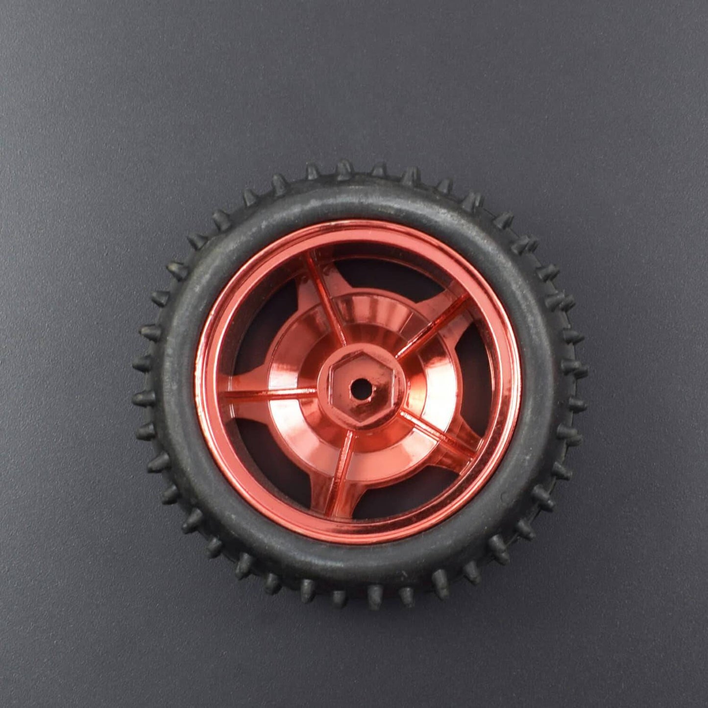 85MM Large Robot Smart Car Wheel For Arduino Robot 38MM Width Surface (Red)- RS1985 - REES52