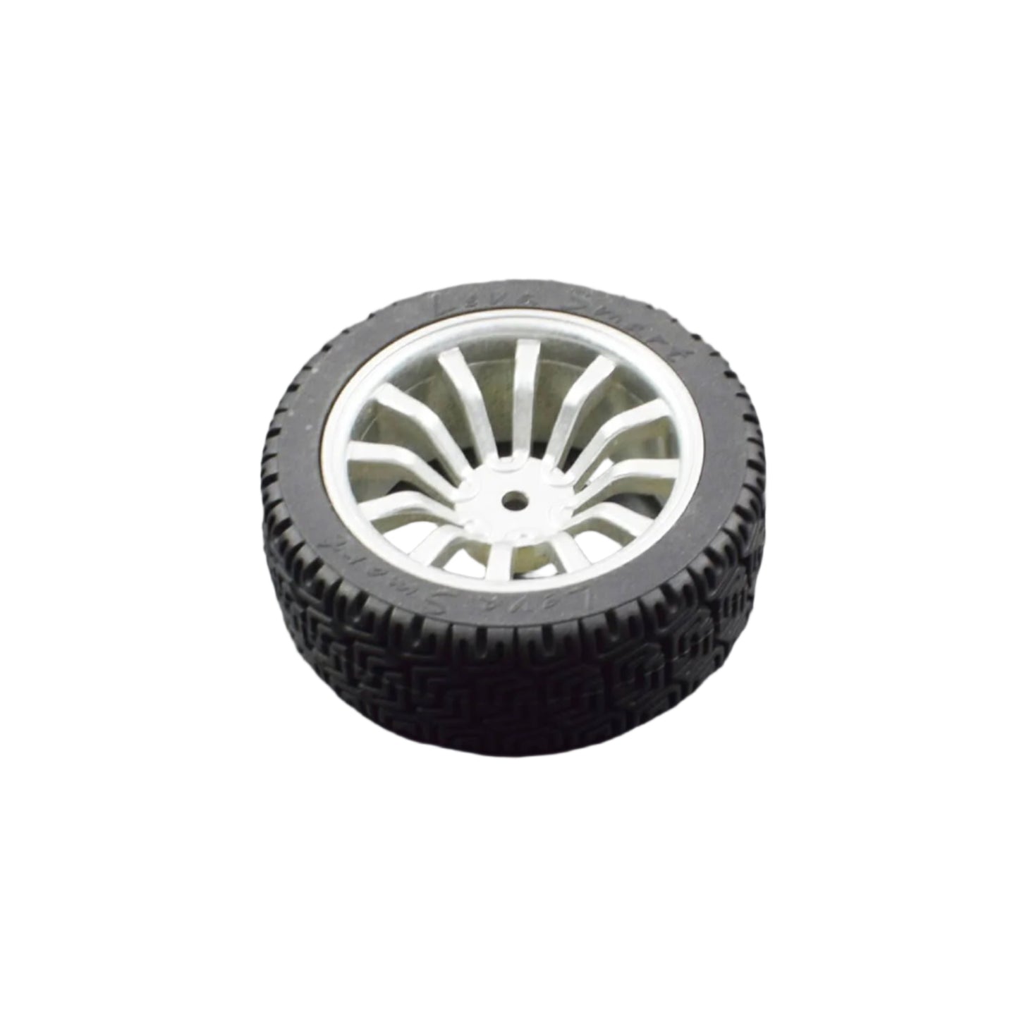 65mm Plastic Wheels For The Robot, Smart Car, Smart Vehicles, Parts For DIY (Silver) - RS1986 - REES52