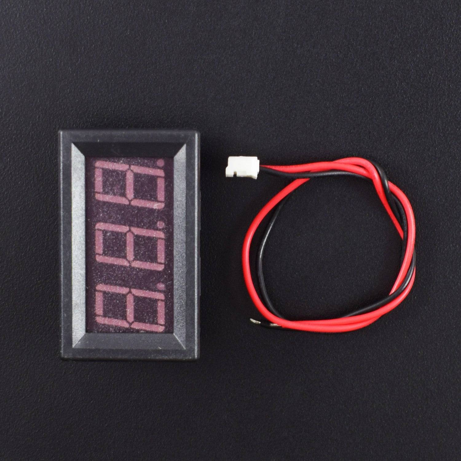 0.56 inch Digital voltmeter voltage meter tester LCD DC 3.5-30 V Red LED Panel Meter Digital Voltmeter with Two-wire - RS446 - REES52