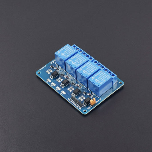 4 Channel DC 12V Relay Module with Optocoupler for PIC AVR DSP ARM Arduino - NA191 - REES52