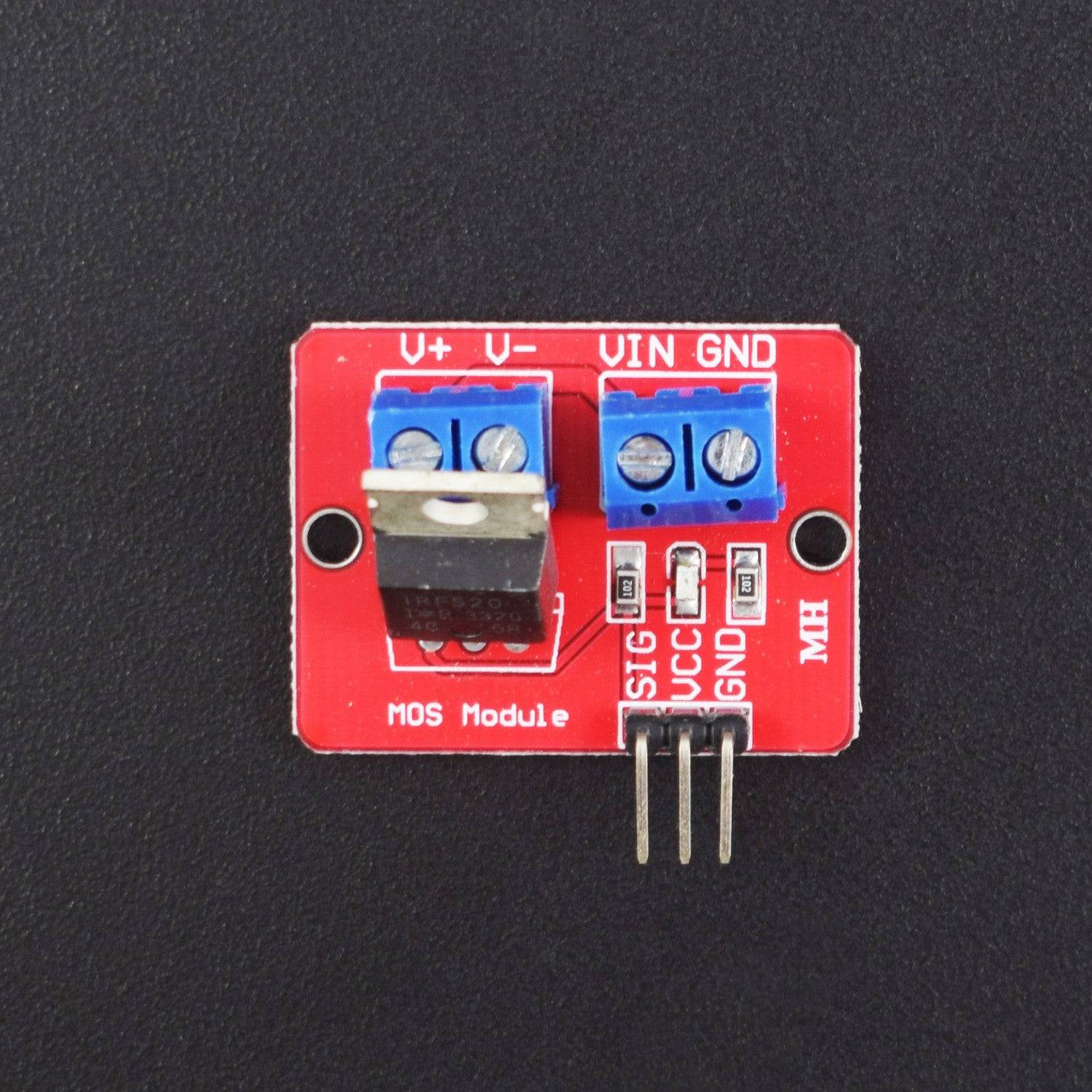 0-24V Top Mosfet Button IRF520 MOS Driver Module For Arduino MCU ARM Raspberry Pi - NA078 - REES52
