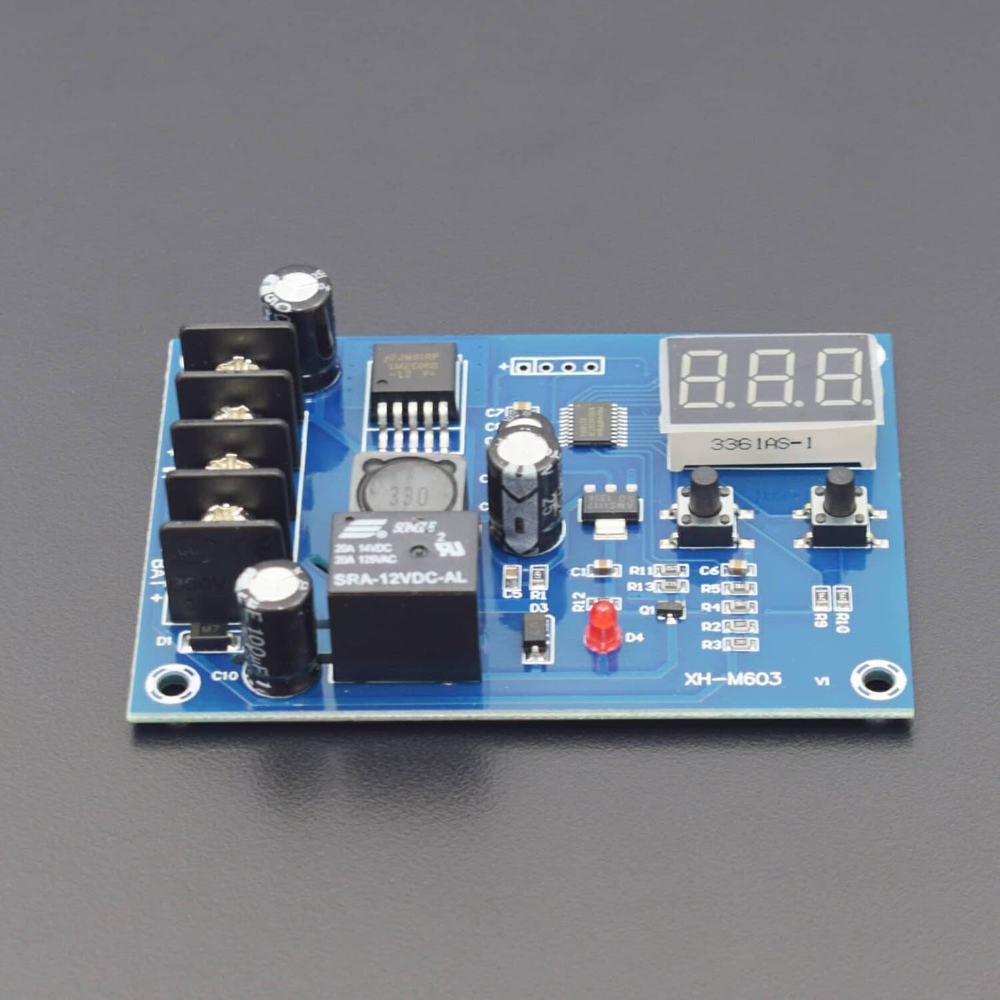Programmable Lead Acid Lipo Battery Charge Controller Switch DC 10V-30V - RS1810 - REES52